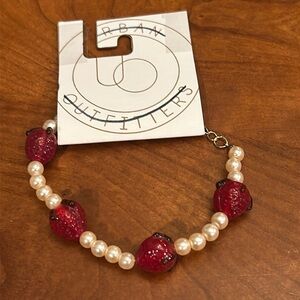 Urban outfitters strawberry bracelet